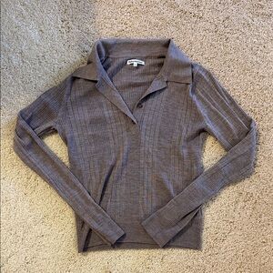 Reformation polo sweater